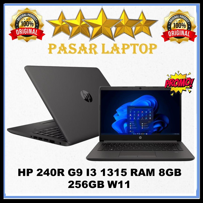 LAPTOP HP 240R G9 I3 1315 RAM 8GB 256GB W11