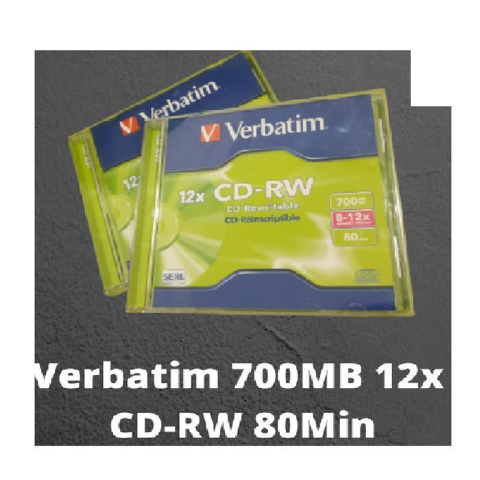 CD RW Verbatim 700MB 12x / CD-RW verbatim CD-Rewritable 80Min