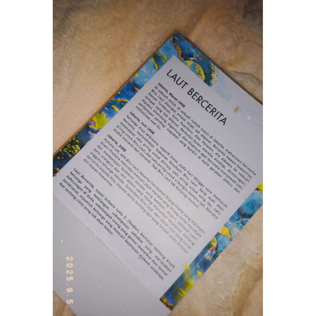 preloved Novel LAUT BERCERITA