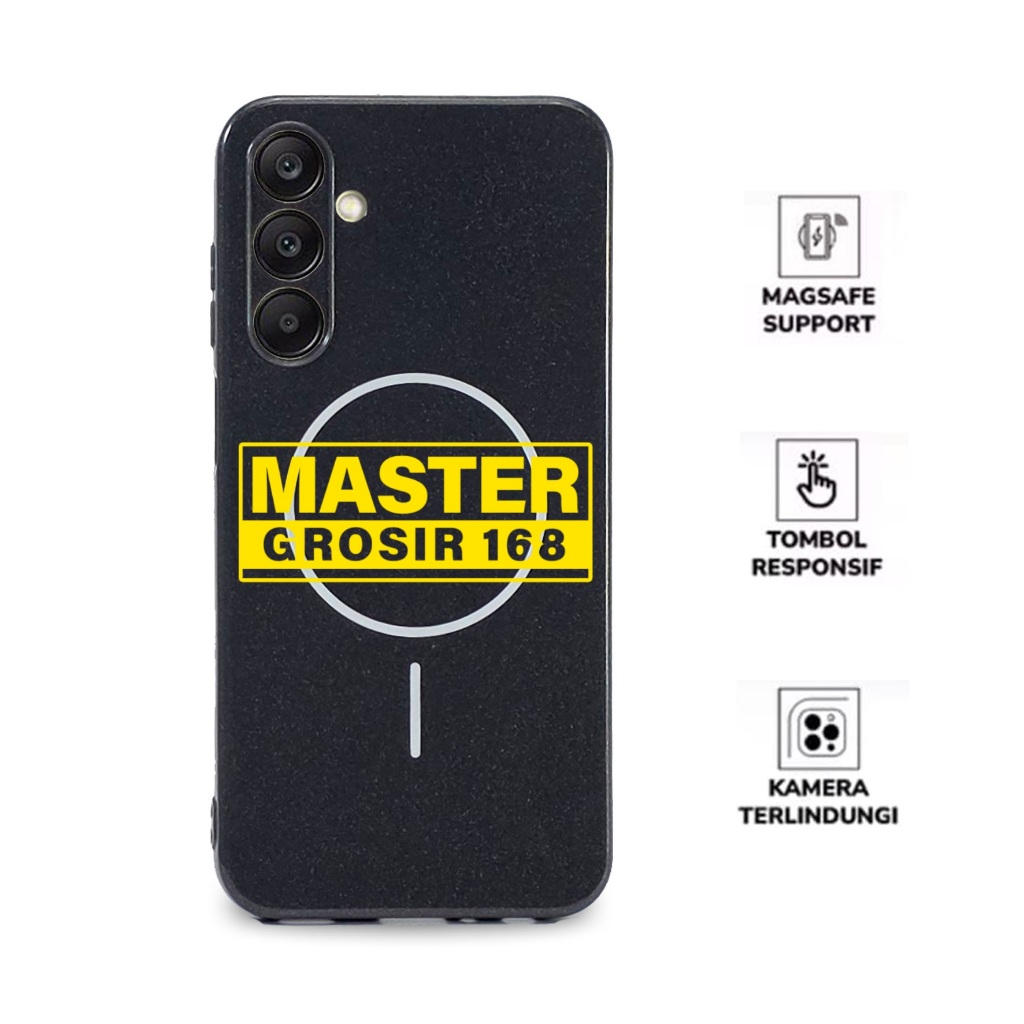 CASE MAGSAFE SAMSUNG A23 SAMSUNG A24 SAMSUNG A25 SAMSUNG A26 CASE MAGSAFE BLACK GLOSSY MAGNETIC MAGS