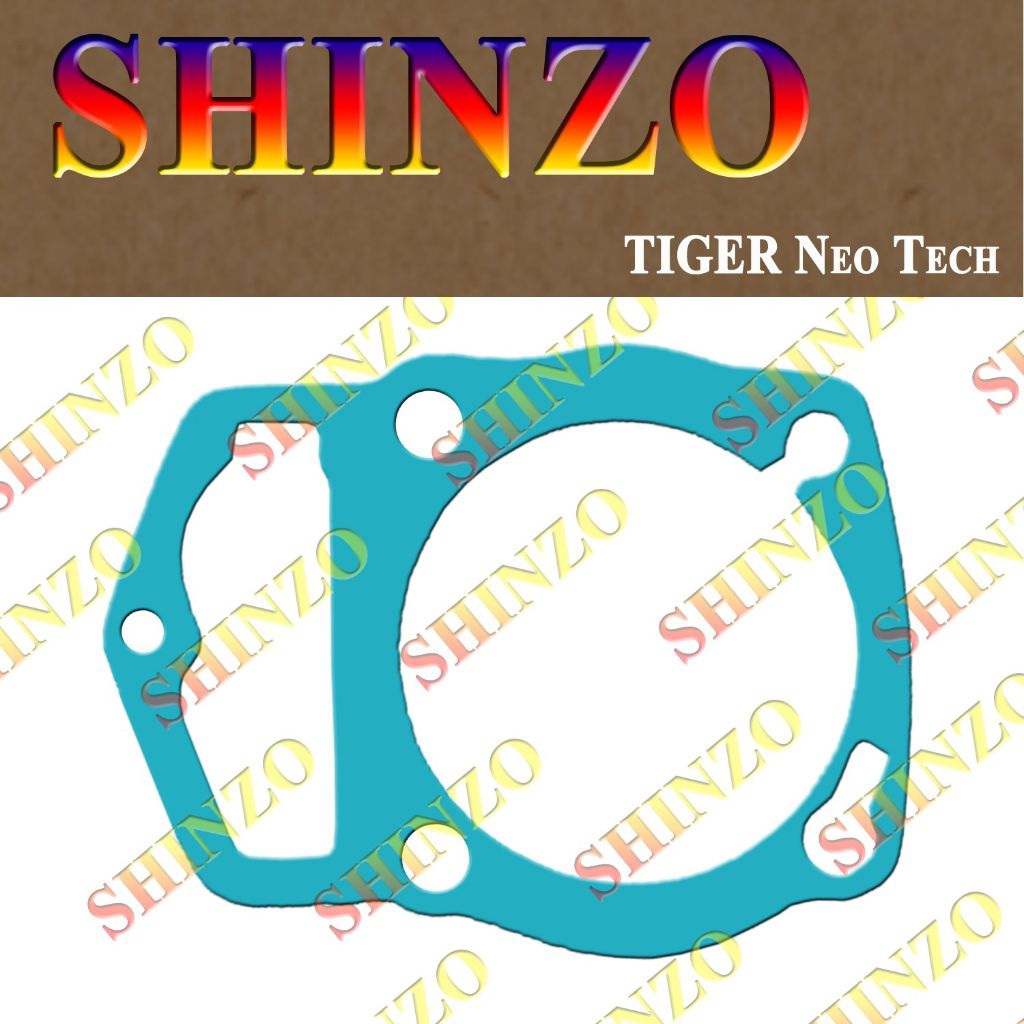 Paking Gasket (isi 10) Blok Bawah Blok Seher Kertas Tiger, Neotech, Megapro