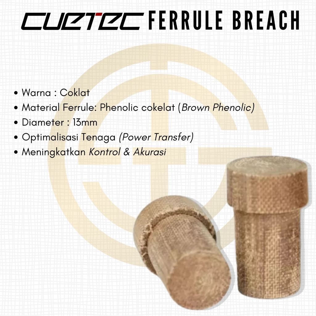 Ferrule Stick Billiard Cuetec Breach