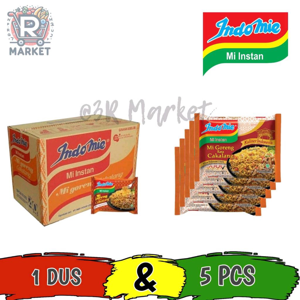 Indomie Mi Goreng Rasa Cakalang 5 pcs / 1 Dus