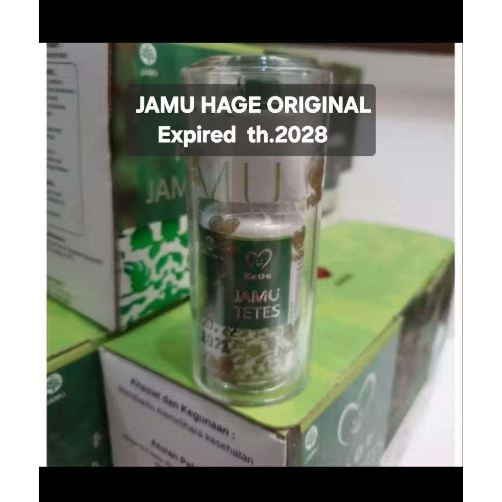 Jamu Tetes Hage ORIGINAL 15ml