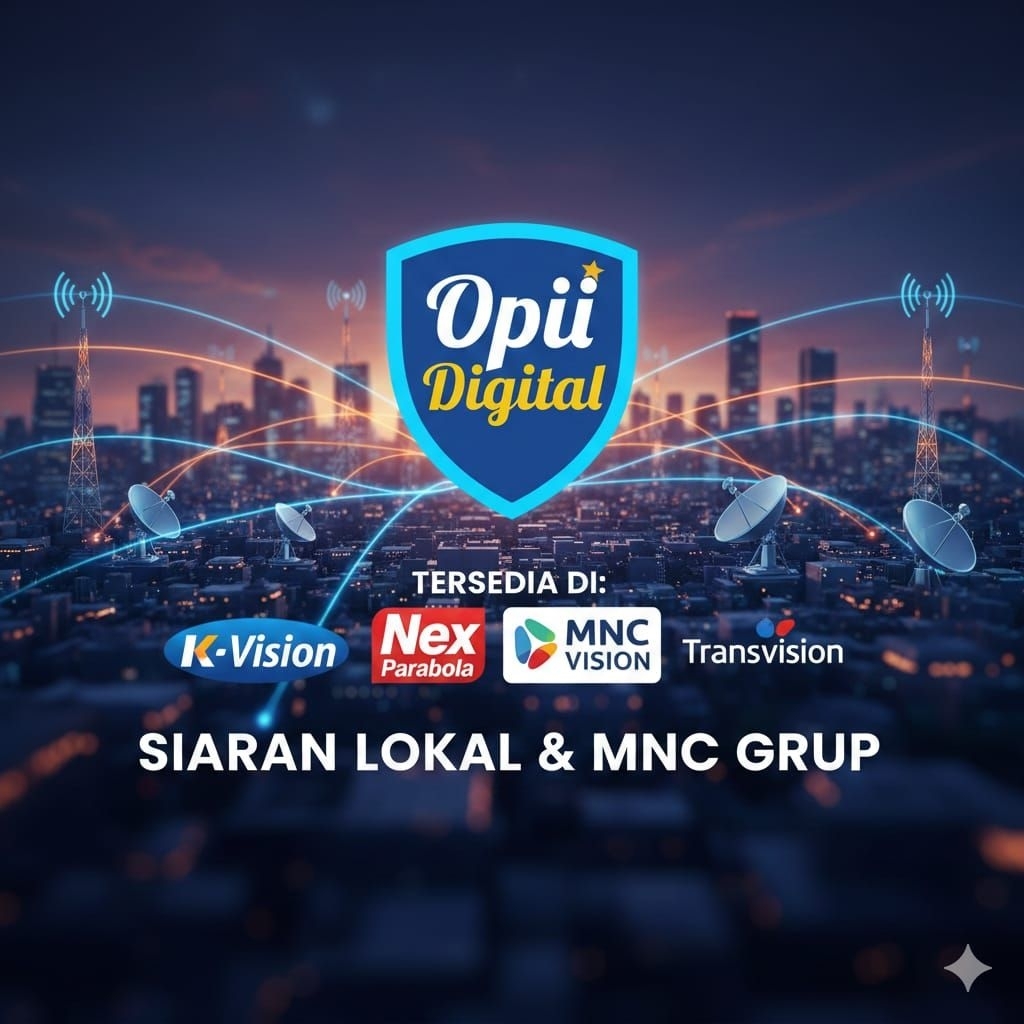 Paket TV Siaran Lokal dan MNC Grup 30 Hari K Vision Nex Parabola Jawara MNC Vision Transvision