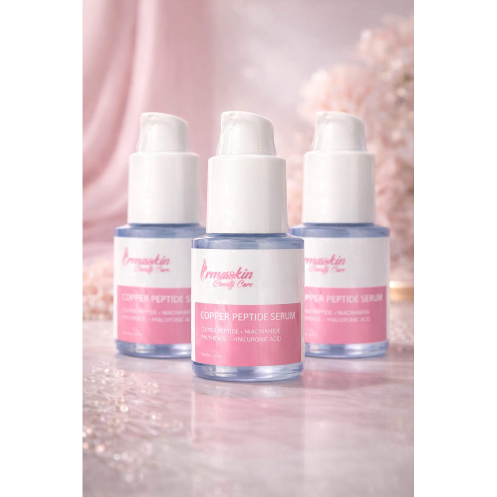 BUNDLING 3PCS COPPER PEPTIDE SERUM Niacinamide Panthenol + Hyaluronic Acid