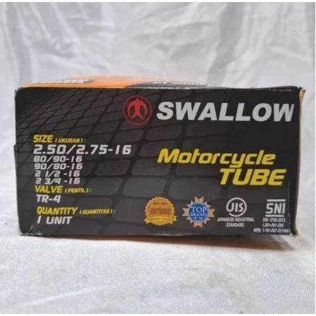 Ban Dalam Motor Ring 16 250/275-16. 80/90-16. 90/90-16 Merk Swallow