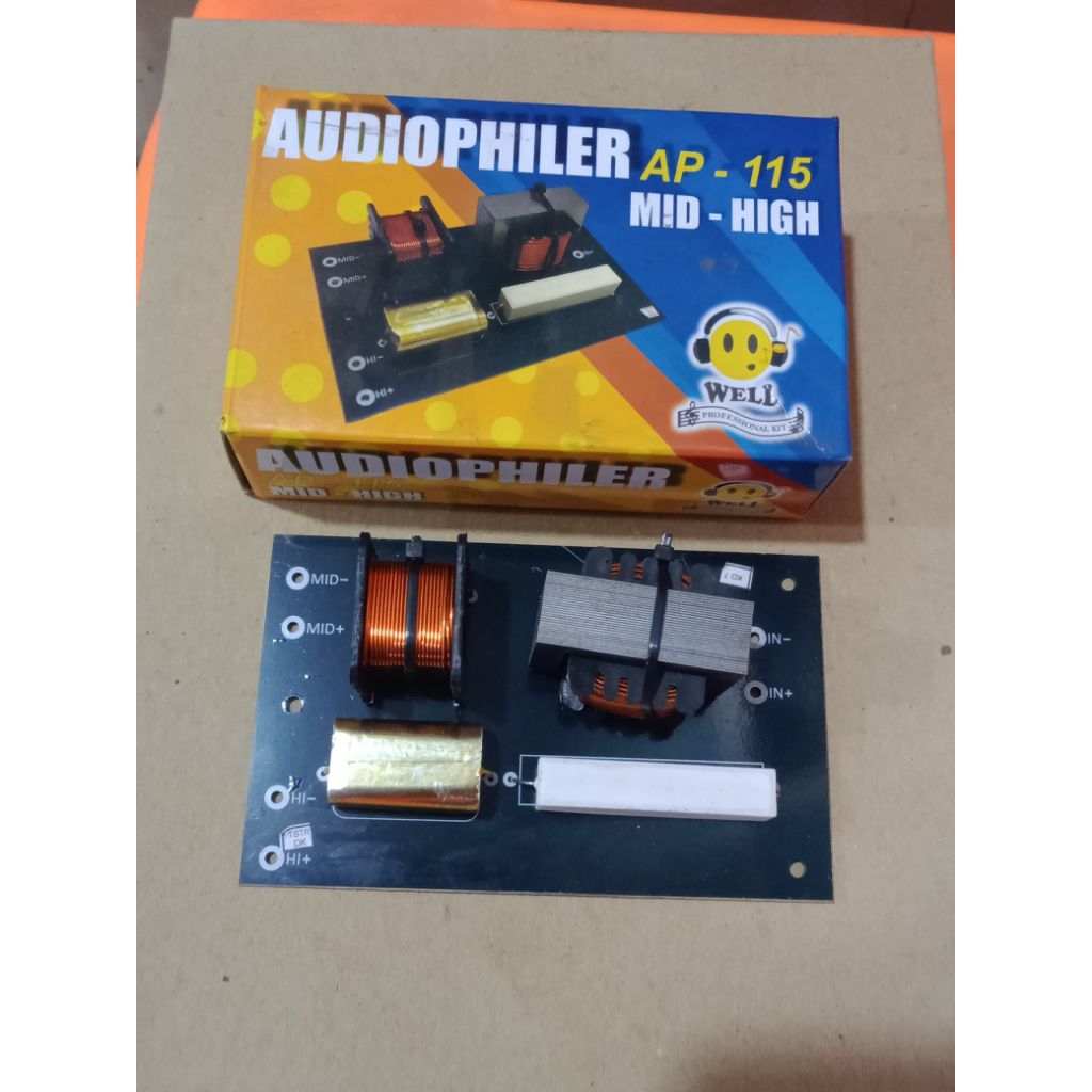 Crossover pasif 2 way middle high Well AP 115
