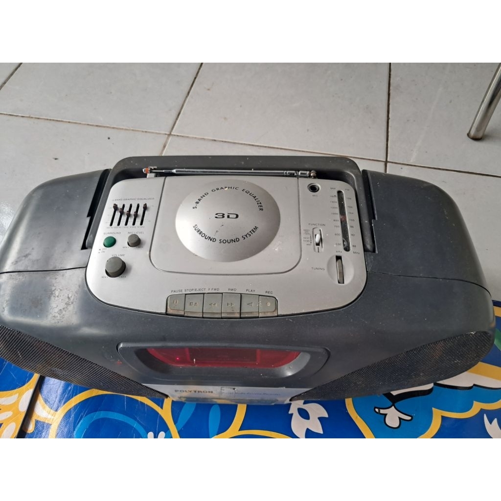 Polytron PSC-722SH, Radio ok, Tape Ok