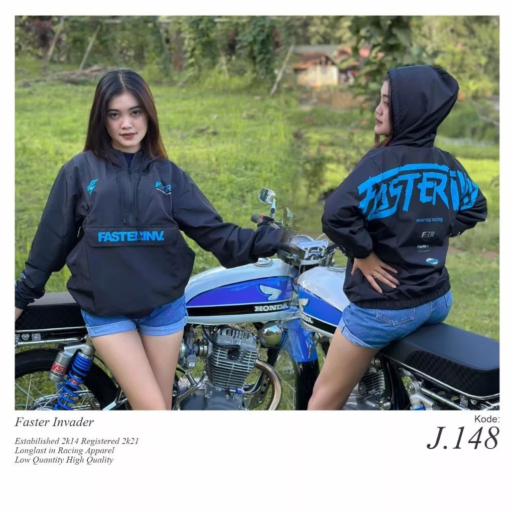 Jaket Anorak Printing faster invader