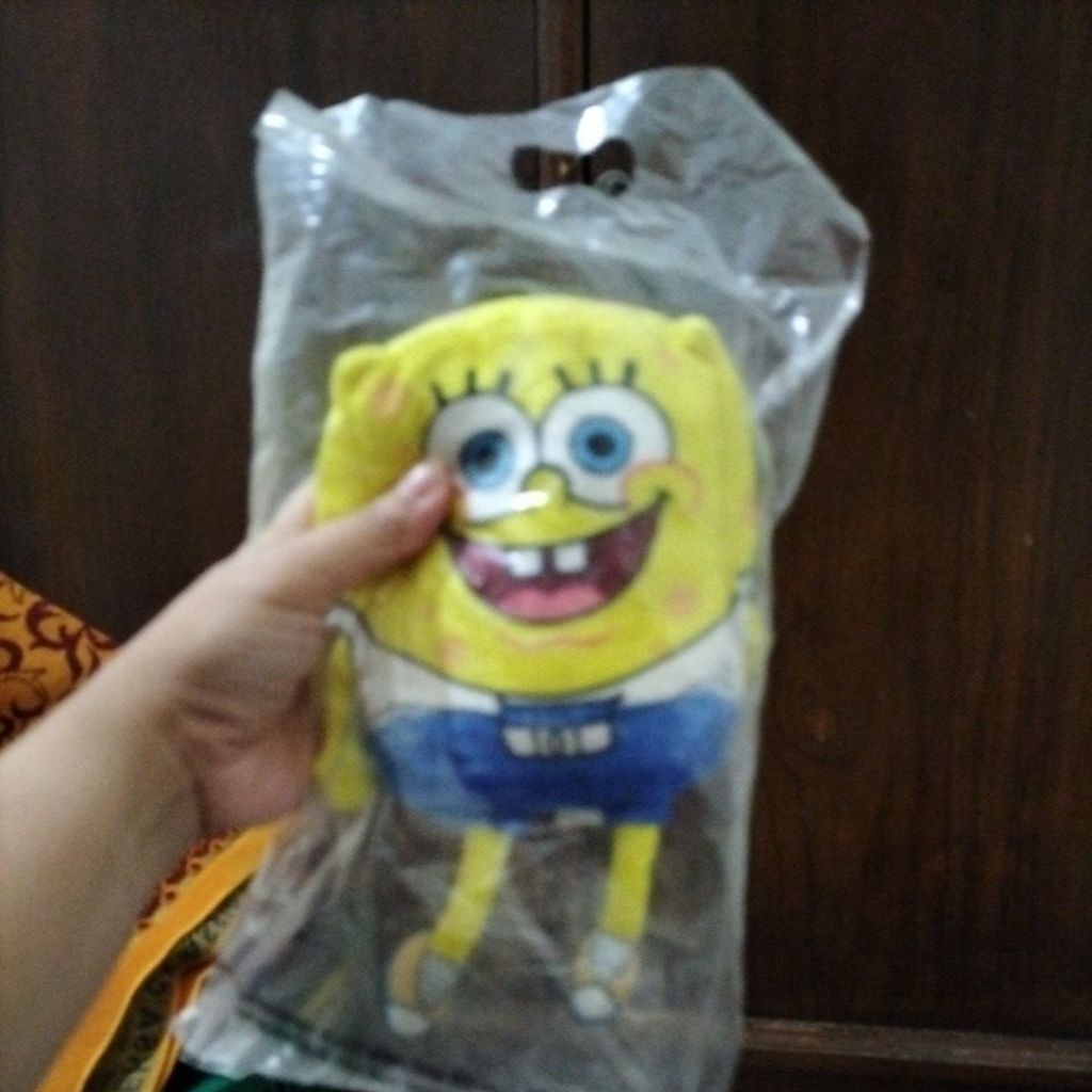 Boneka Spongebob segel ori