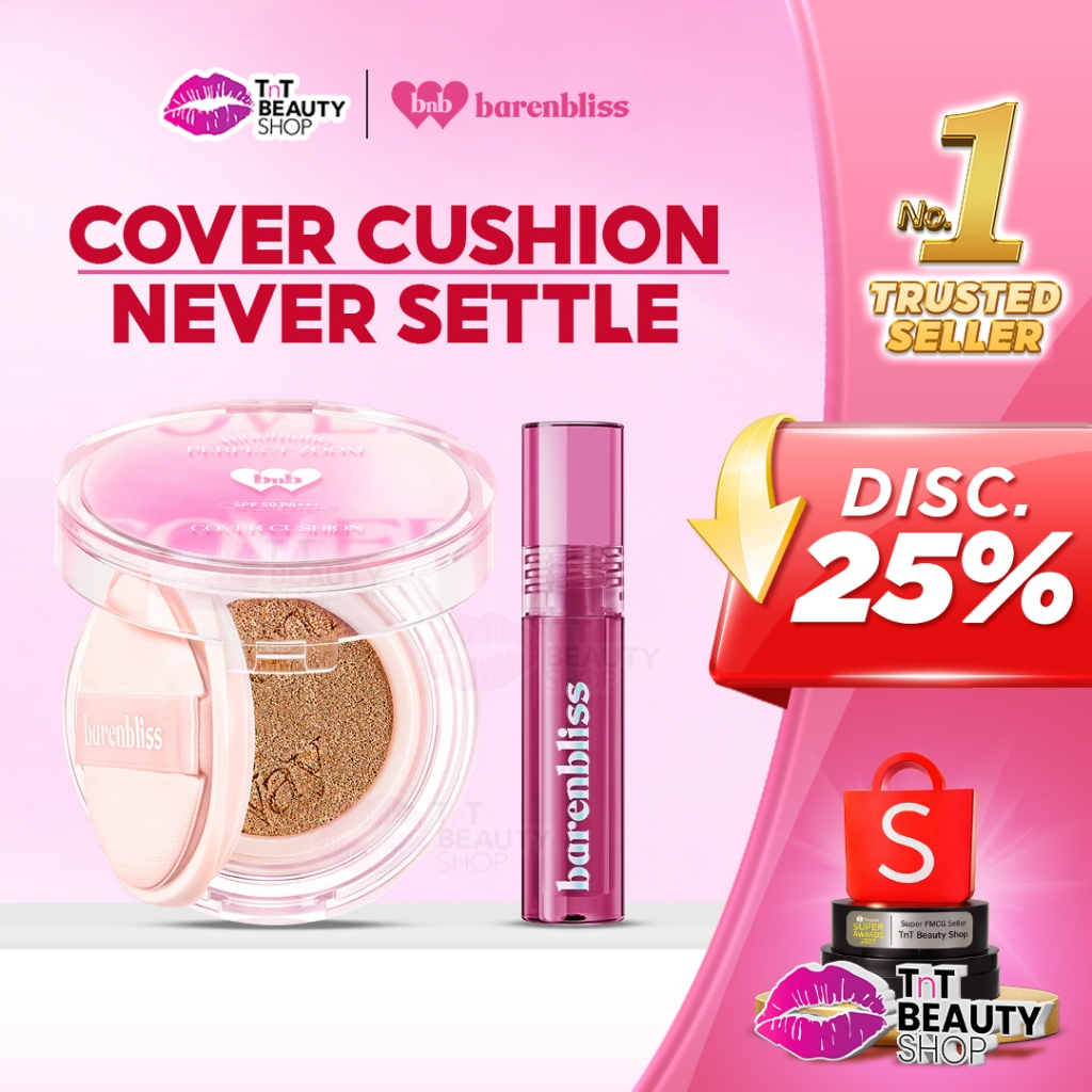 BNB barenbliss Bloomatte Perfect Zoom Cover Cushion 16H Flawless Matte SPF 50+ PA+++ TnT Beauty Shop
