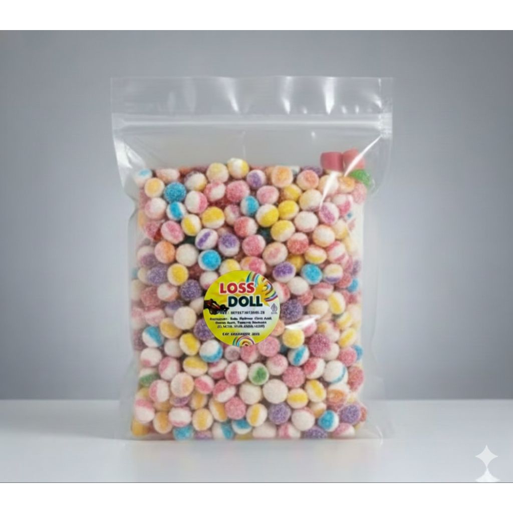 Permen Mini marble mix kemasan 500 gram , 250 gram , & 100 gram