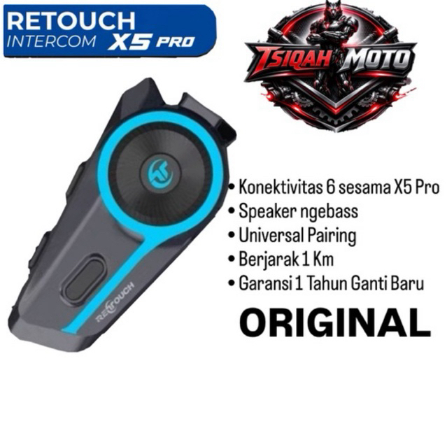 PROMO Intercom retouch X5 Pro | Intercom Helm | Interkom bluetooth
