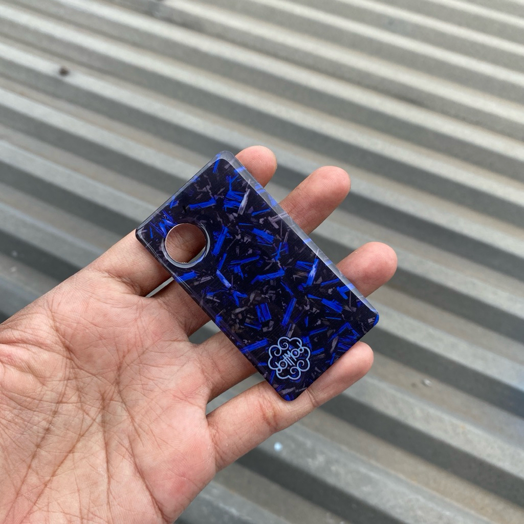 resin dotv2 Karakter gambar kerajinan mewarnai biru