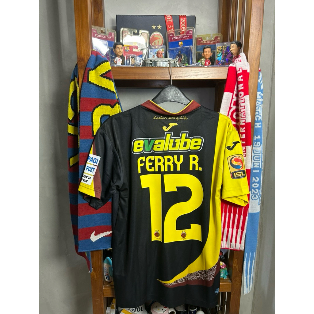 jersey sriwijaya fc 2013/14 away playerissue ferry rutinsulu joma bnwt