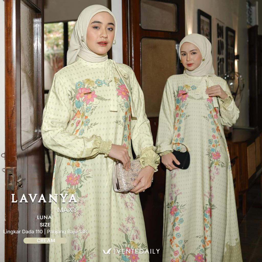 [NEW] GAMIS NAZIRA -  LAVANYA MAXY BY VENTE // FASHION MUSLIM WANITA // JESSIE SET BY ANNORA