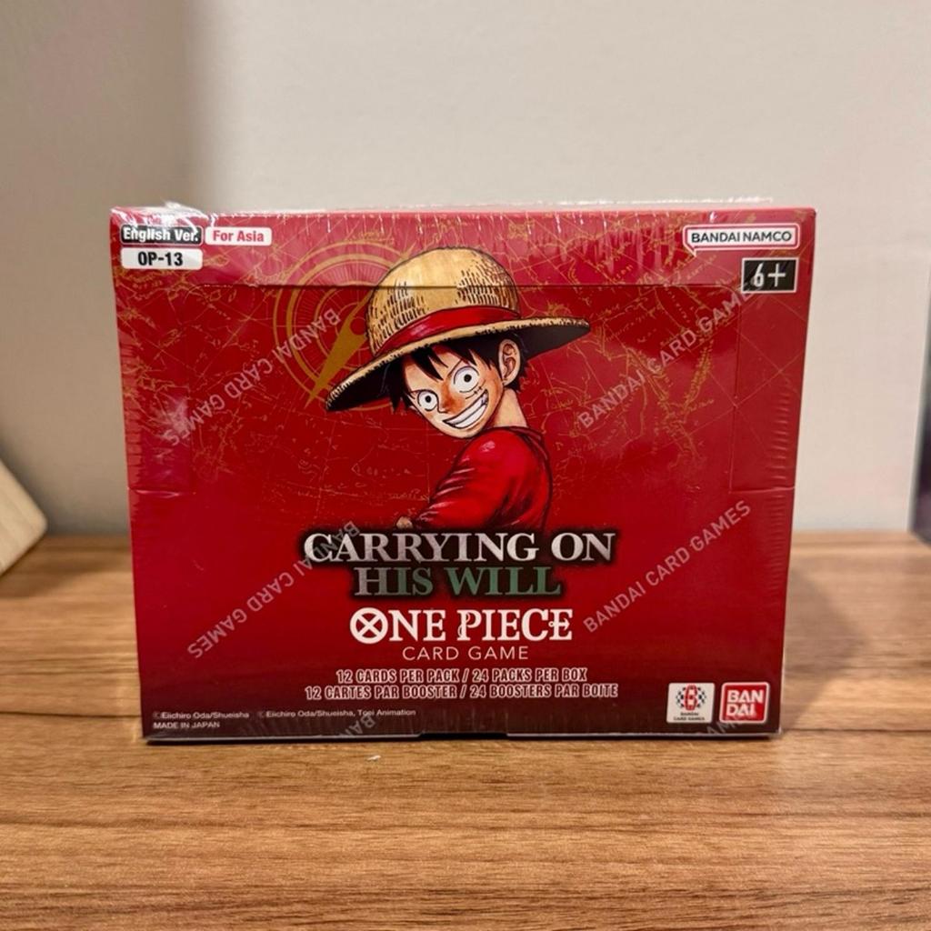 One Piece OP13 OP-13 - English Carrying on His Will Box/Case - One Piece OP13