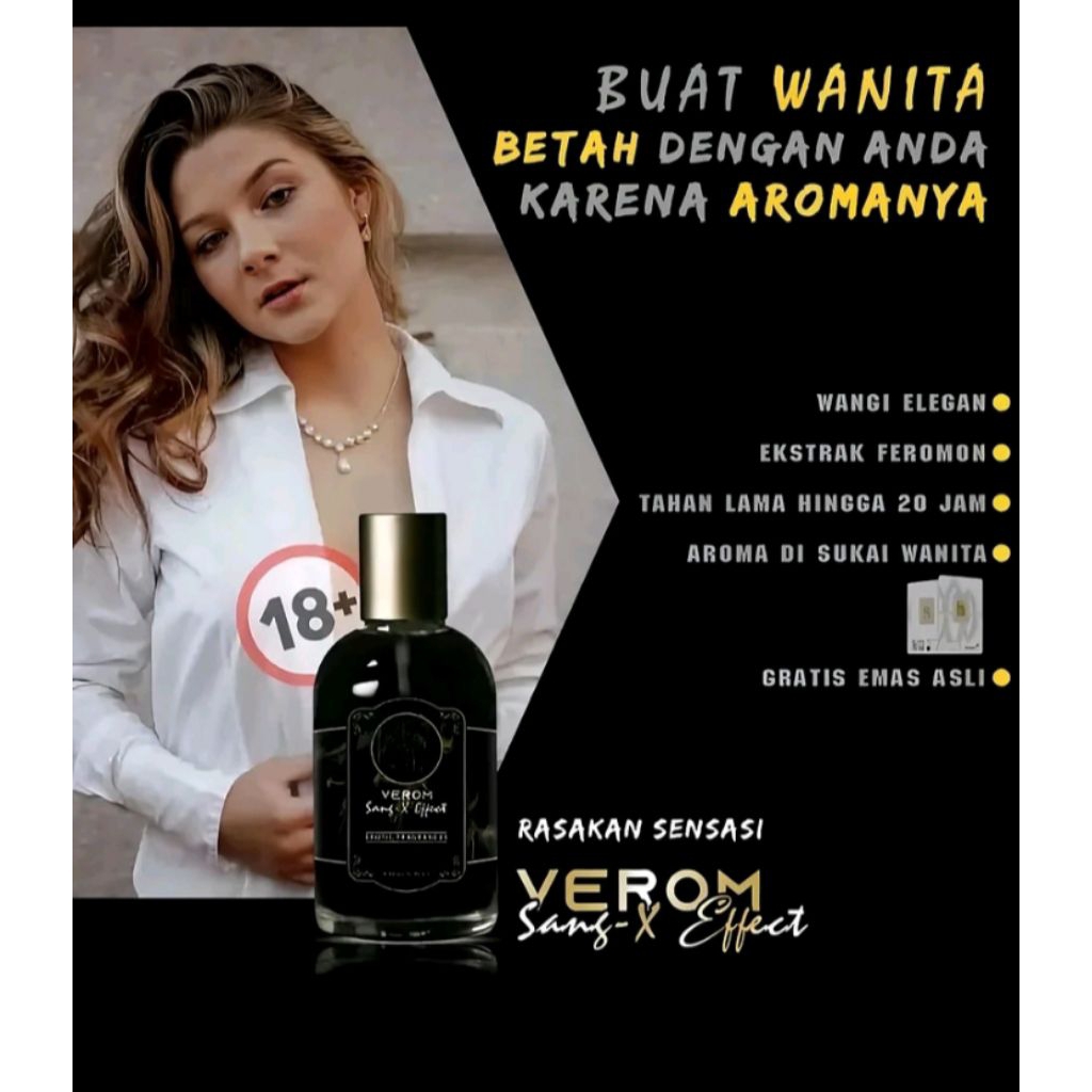 PARFUM TERVIRAL NO:1 Parfum VIROM Sang X  Effect Premium EDP ORIGINAL Parfum Pria Tahan Lama