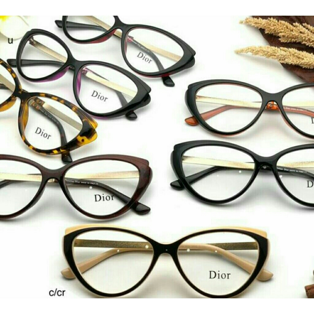 kacamata minus frem dior .ukuran mulai dr 0,25 sd 0,300
