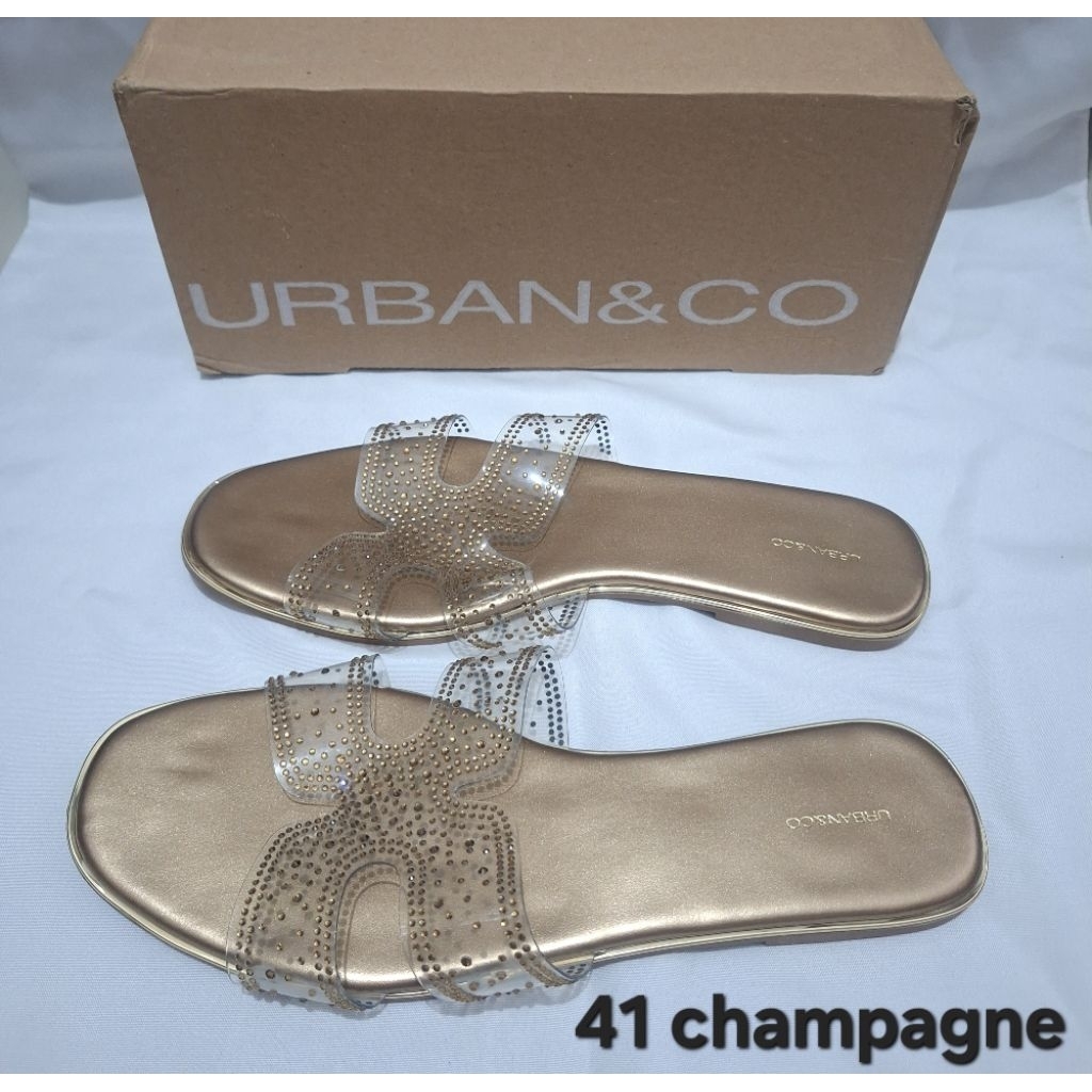 URBAN & CO Sandal Teplek Coklat