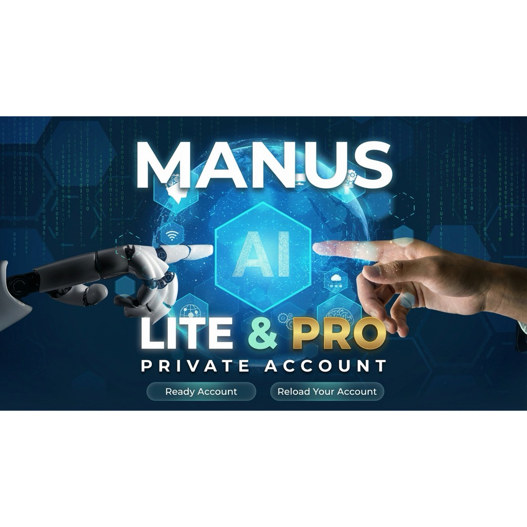 Manus AI LITE & PRO Akun Private Siap Pakai Autonomous Agent Kredit Credit Starter Basic Pro Premium