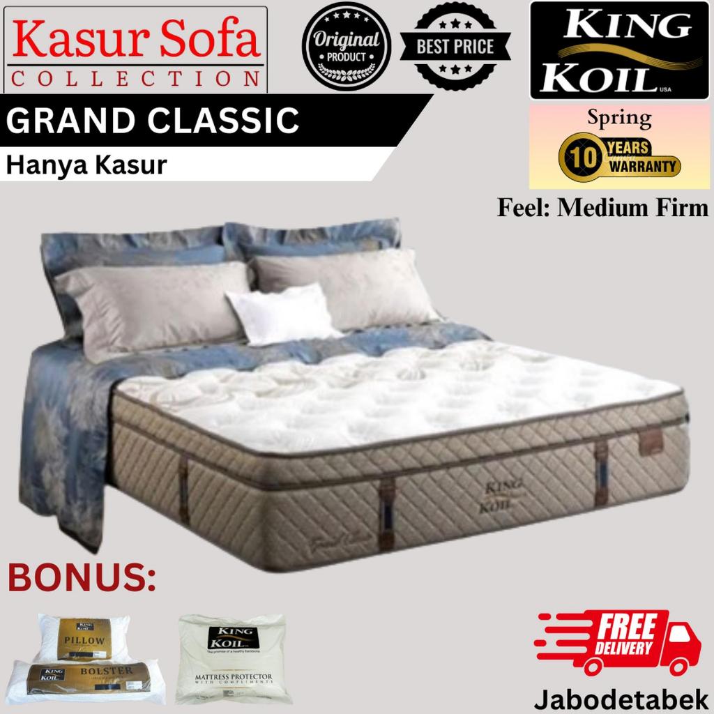 King Koil Grand Classic (Hanya Kasur)/Matrass/Mattress/Springbed KingKoil (Medium Firm)