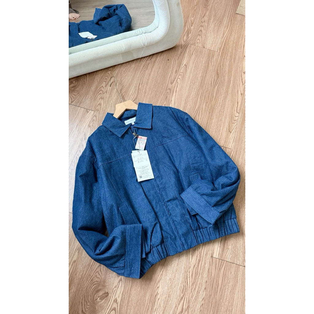 sweater zipper denim