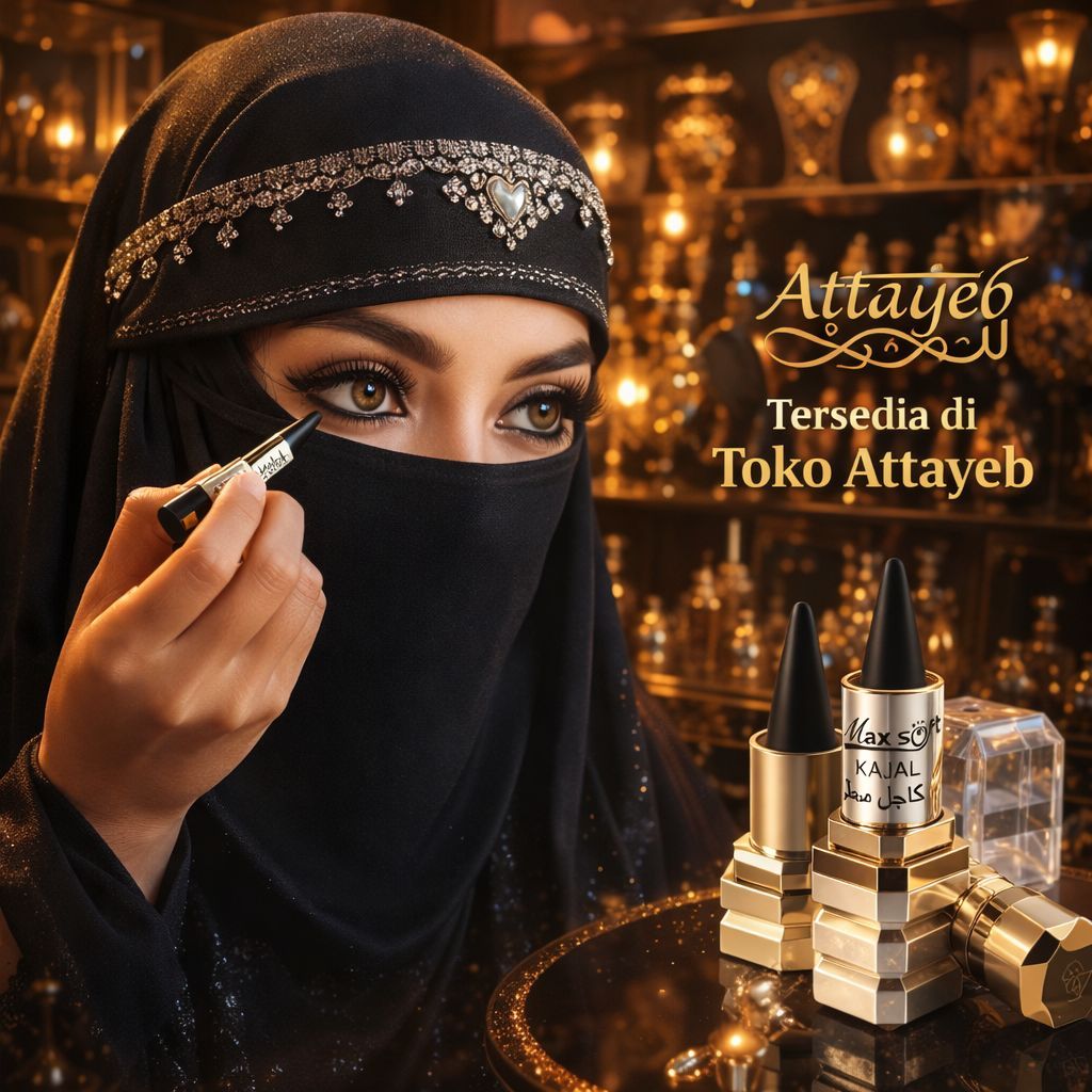 Celak Mata Arab Kajal Max Soft 3,5g Eyeliner Waterproof High Quality Kajal Max Soft 3,5g Stick