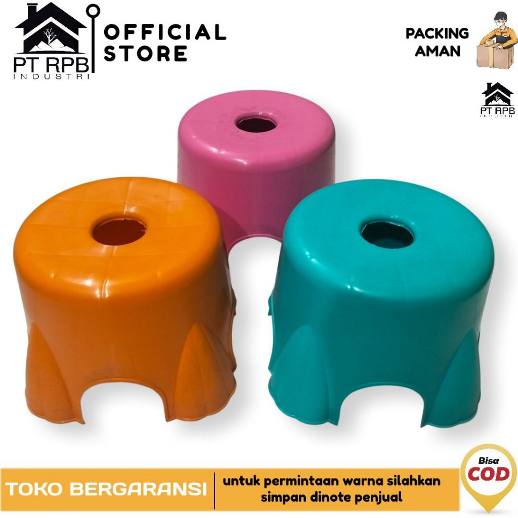 KURSI JONGKOK DINGKLIK PENDEK JOJODOG PLASTIK