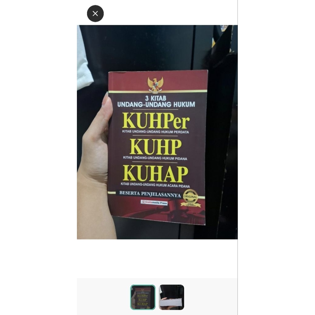 Buku KUHPer KUHP KUHAP