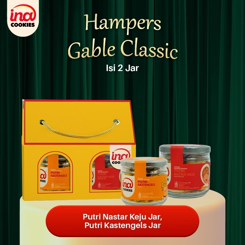 Ina Cookies Hampers Gable Box JAR (BOX SAJA)