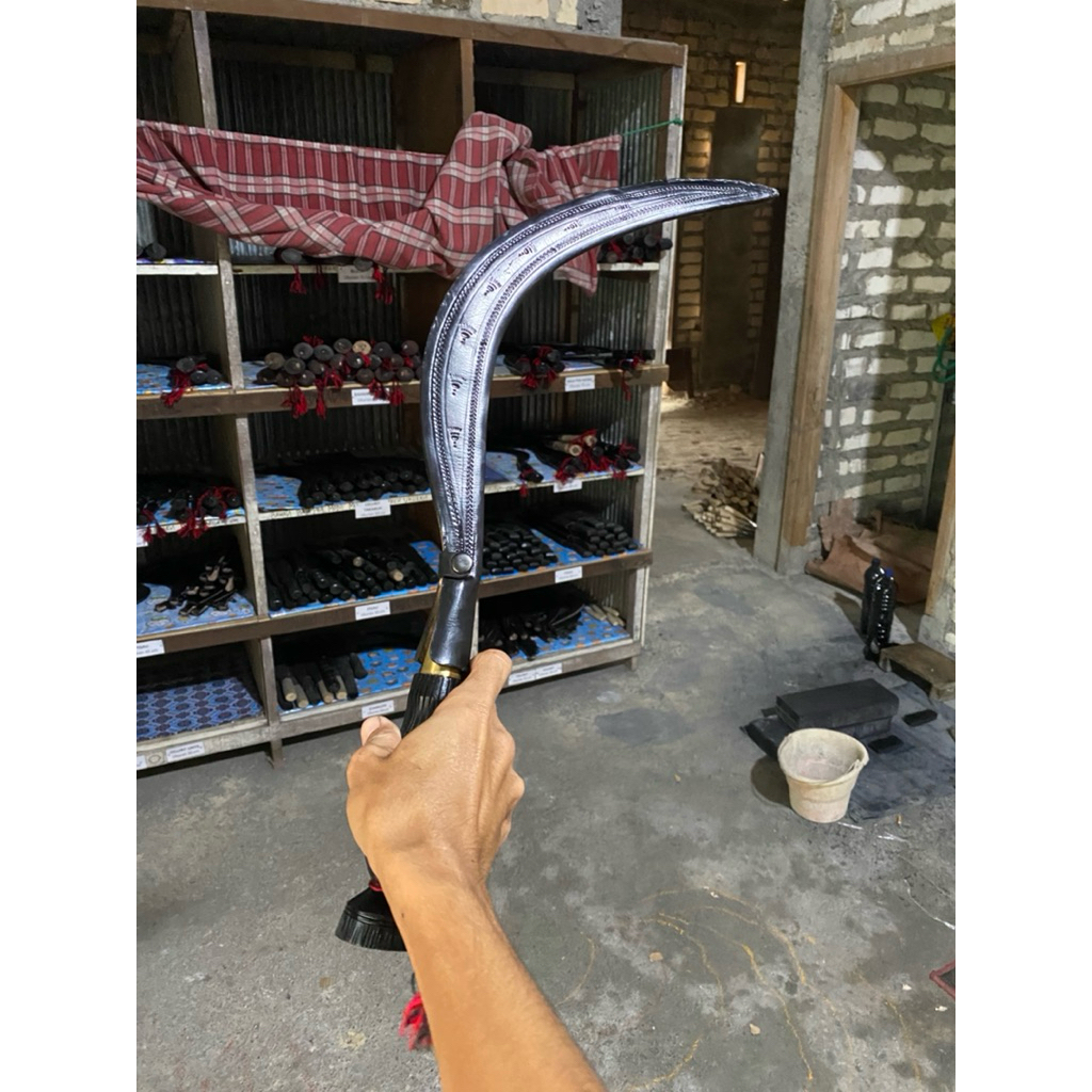 terlaris arit rumput anti karat ukuran 60cm fre sarung asli Madura