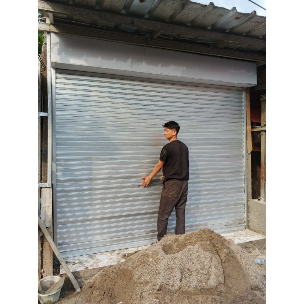 Rolling Door Anti Karat Pintu Rolling Door Pintu Pengaman Ruko Kios Garasi Bergaransi
