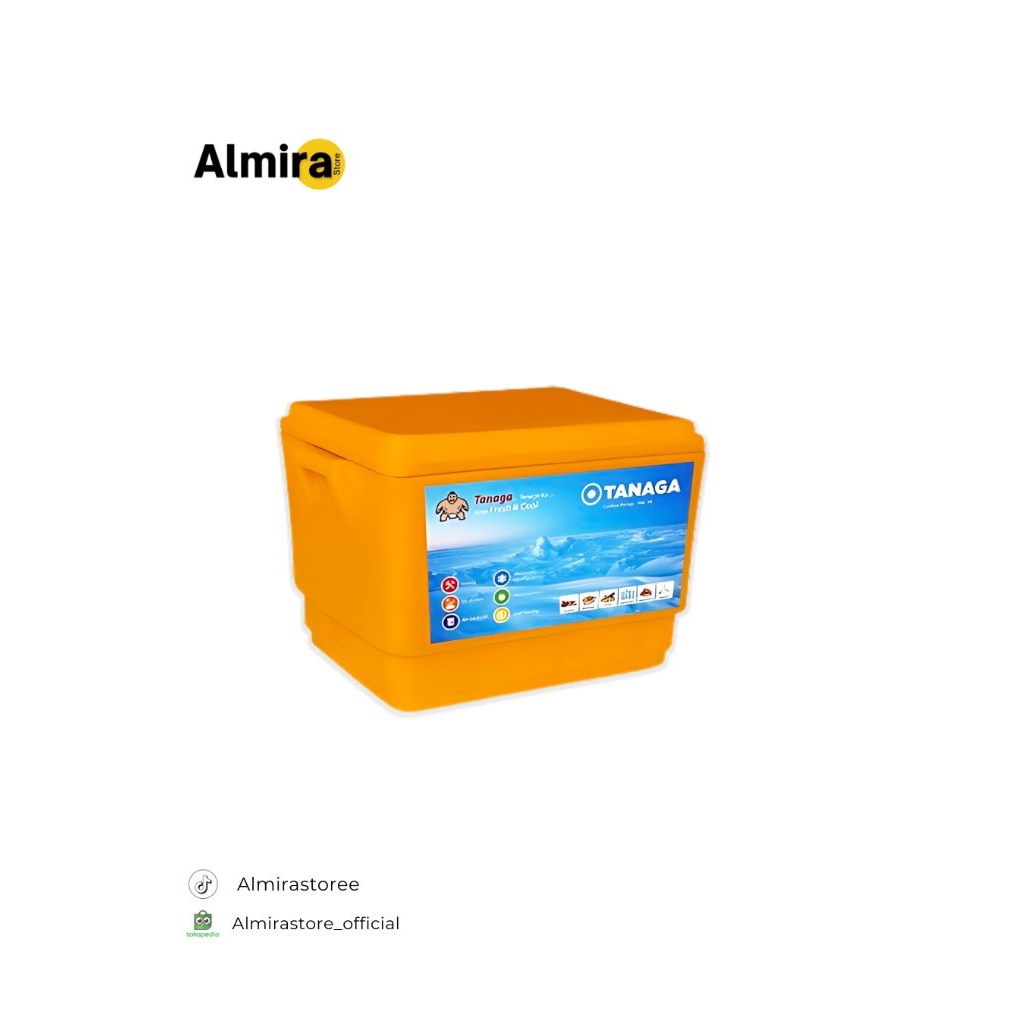 TANAGA COOLER BOX 45 LITER Coolbox Es Ikan ayam sayur Ice Box Cooler Termos Pendingin Tahan Lama