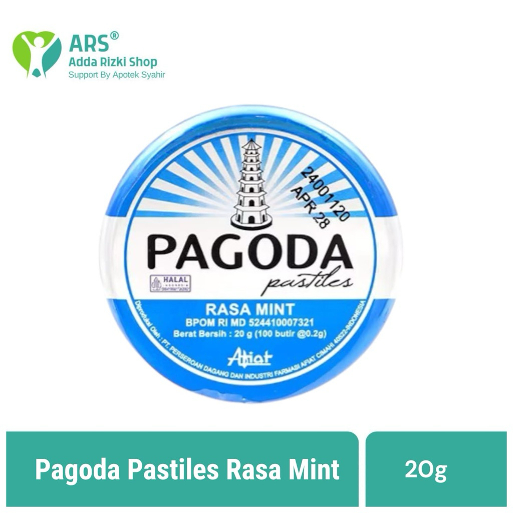 Pagoda Permen Rasa Mint Mentol 20gr