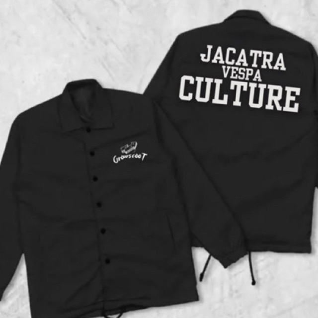 Growscoot - JACATRA VESPA CULTURE / Coach Jacket Vespa / Windbrakers Vespa /