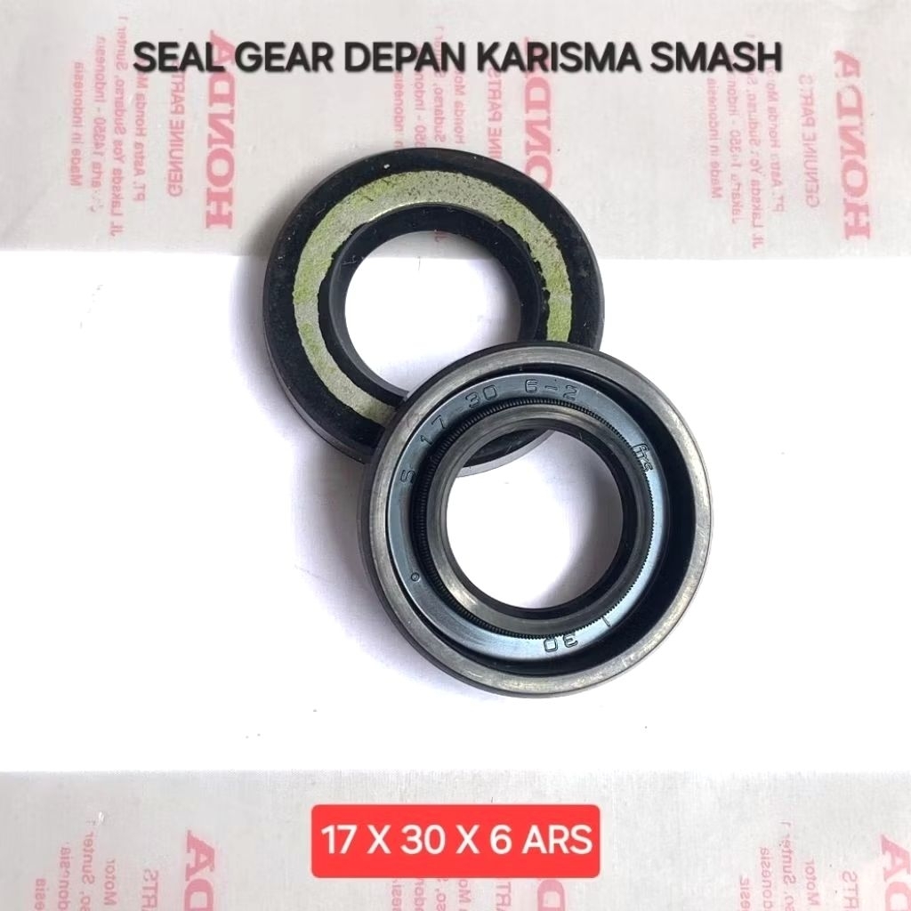 (10PCS) SEAL SIL GEAR GIR DEPAN KARISMA SMASH SHOGUN KIRANA ARS GRADE A OIL SEAL GEAR DEPAN KARISMA 