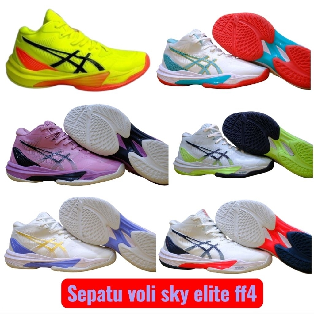 sepatu voli sky elite ff super premium voli sepatu voli  kualitas super premium asics sky elite ff