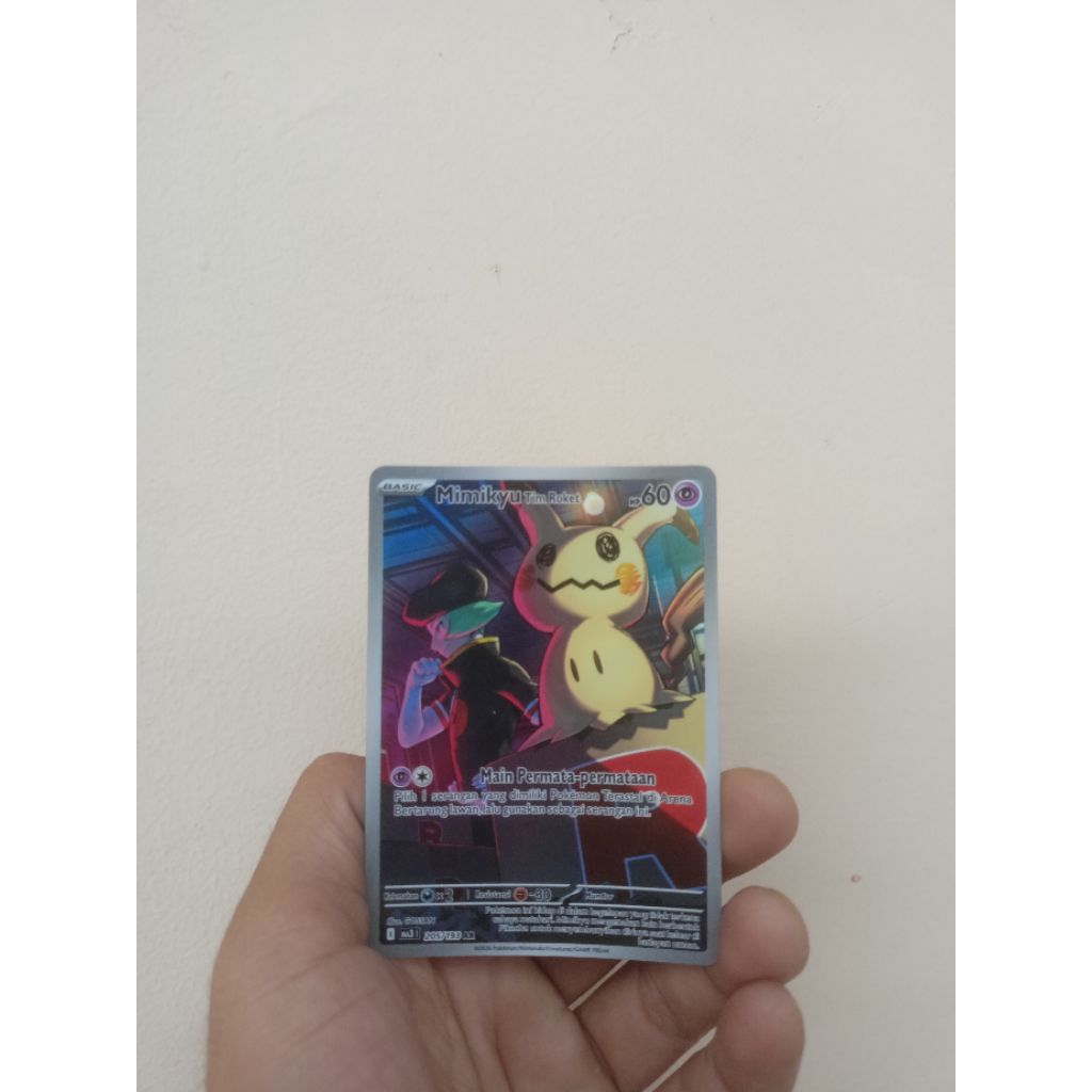 Pokemon TCG Mimikyu Team Roket (AR)