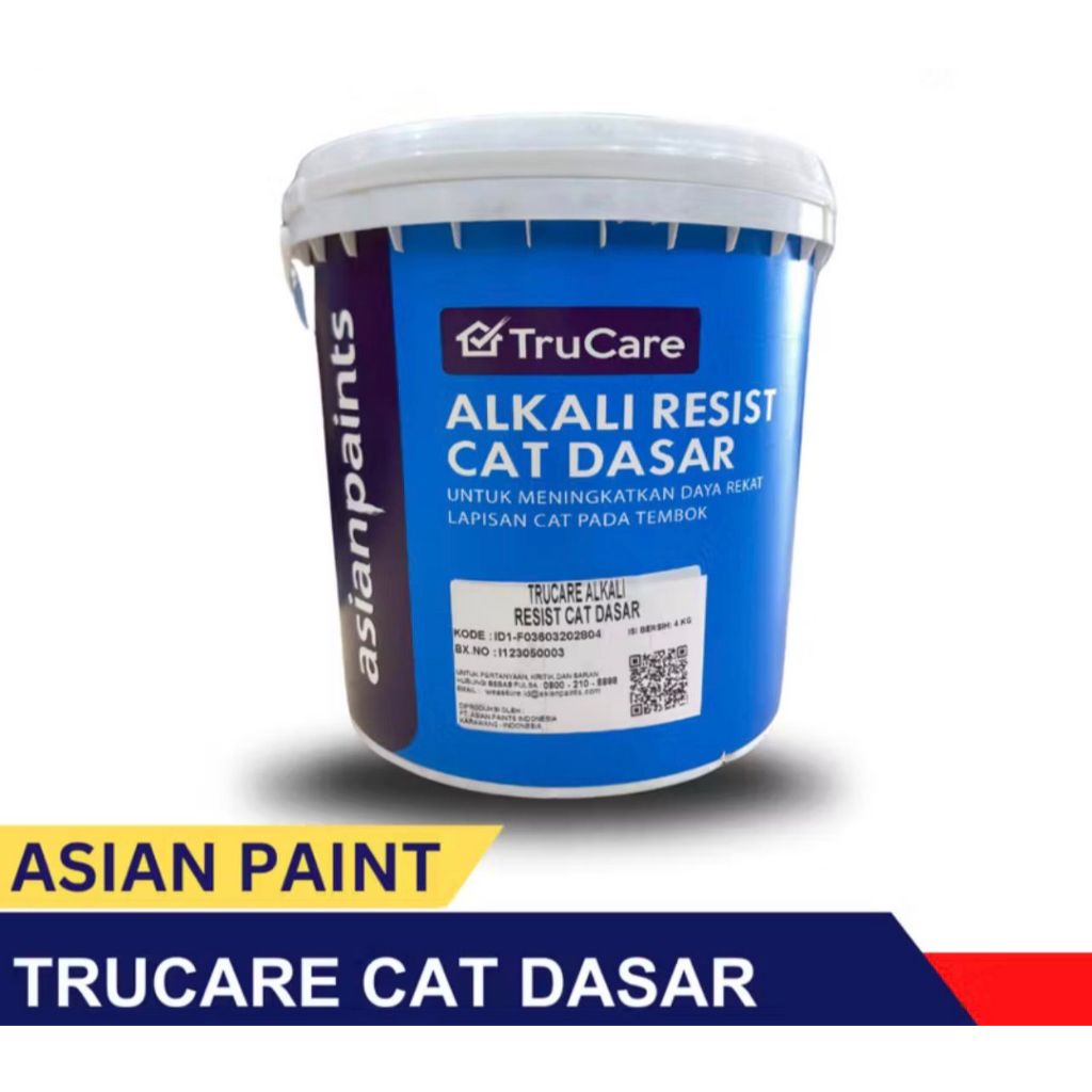 ASIAN PAINTS TRUCARE Cat Alkali Resistant White Paint 5 Kg / 20 Kg