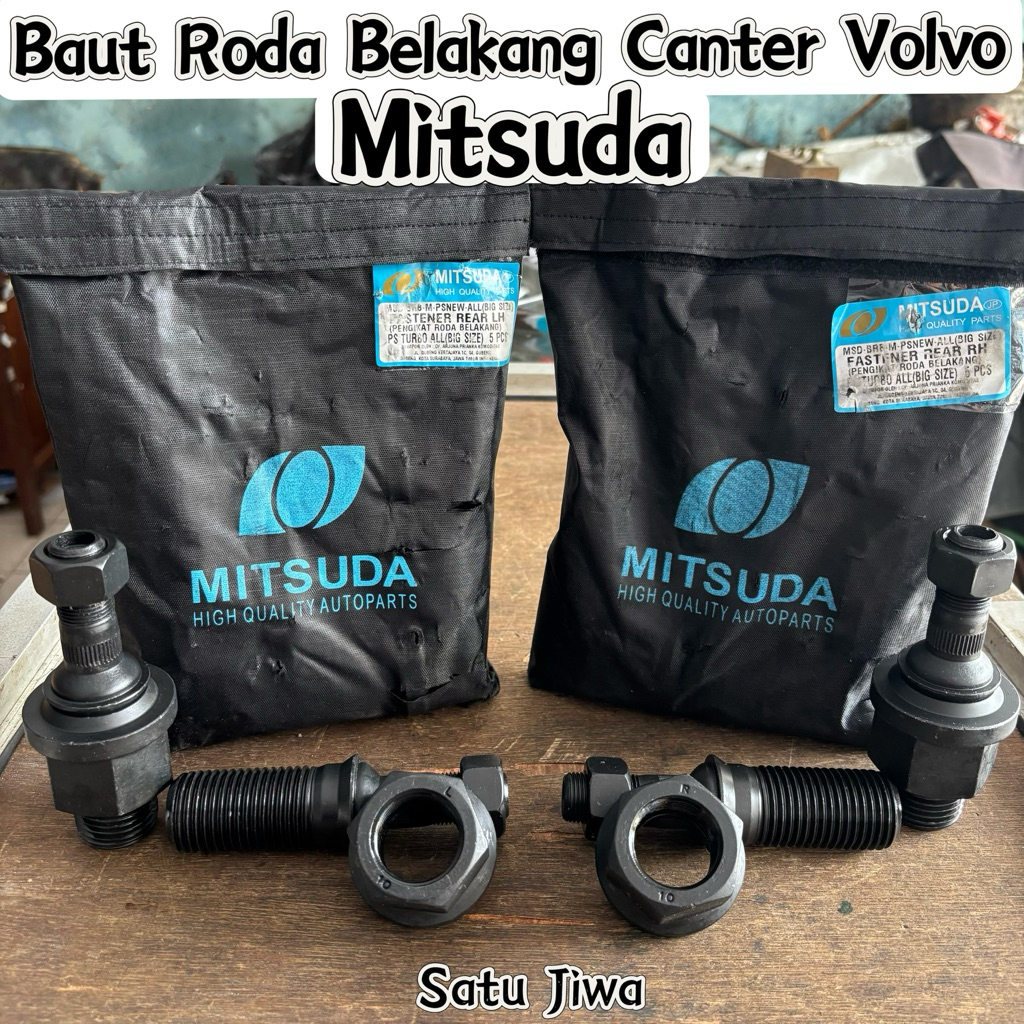 Baut roda BELAKANG CANTER VOLVO MITSUDA MODIF / baut roda canter volvo satu jiwa / baut roda HDX vol