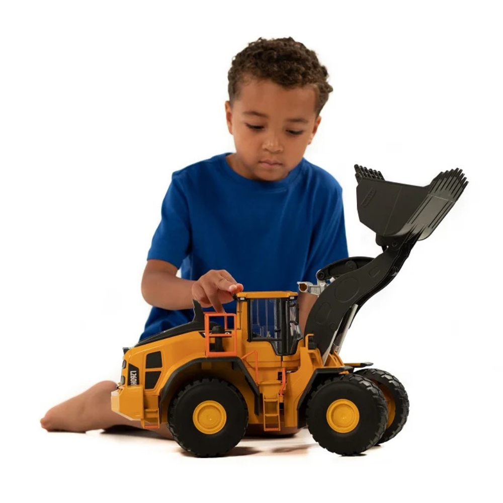 Bruder 2458 Volvo Radlader L260H - Mainan Miniatur Truk Konstruksi Alat Berat