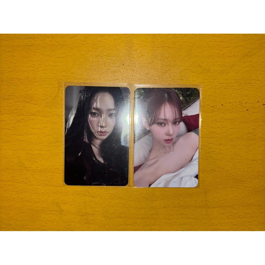 PHOTOCARD  AESPA KARINA WHIPLASH TARGET EXC AESPA WINTER FS EVERLINE MY WORLD