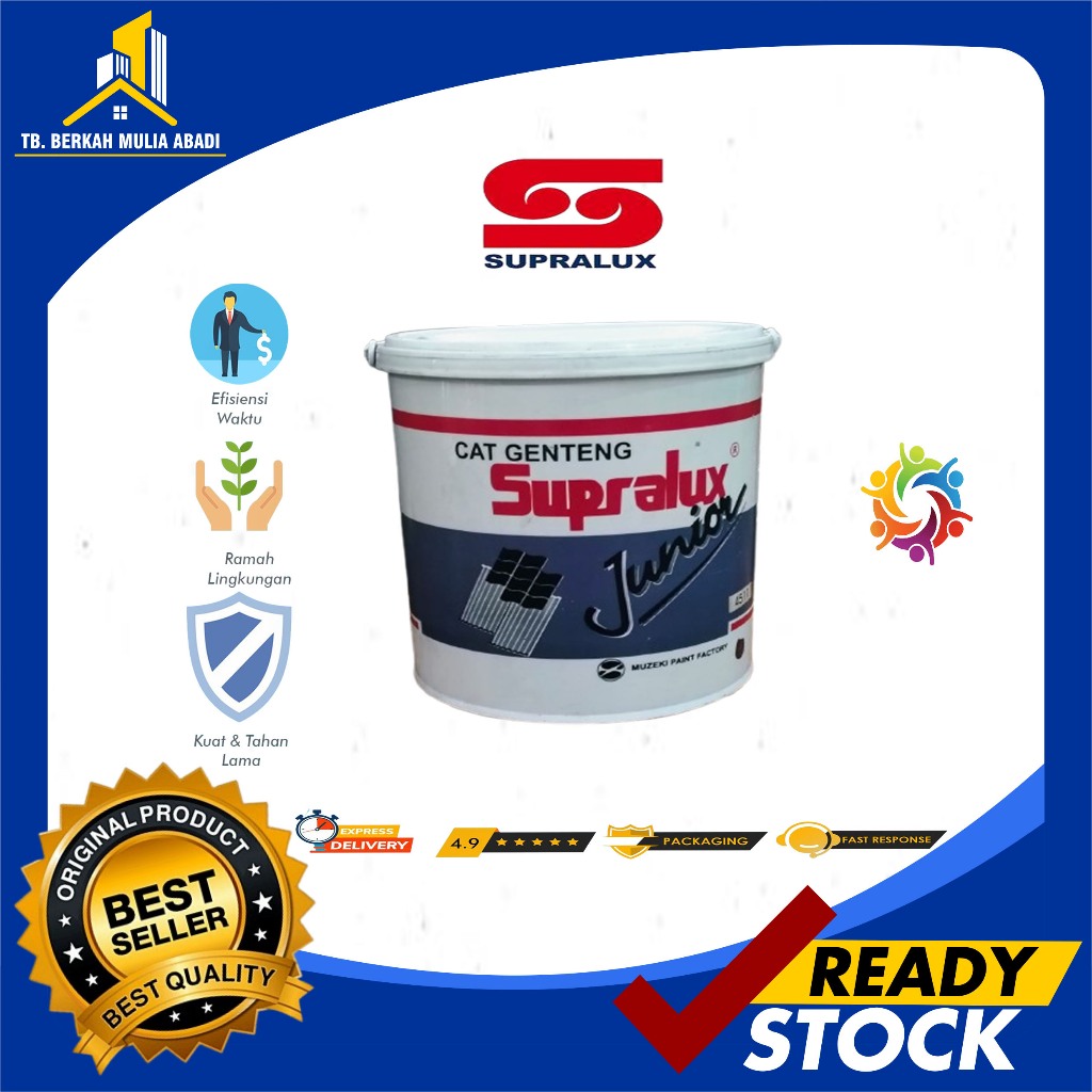 CAT GENTENG SUPRALUX 5KG TAHAN CUACA