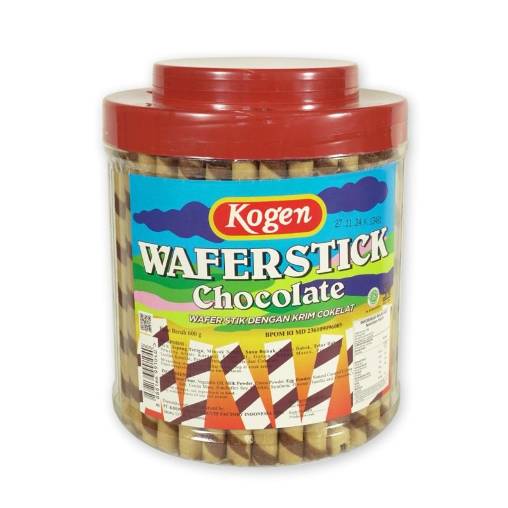 KHONG GUAN Kogen Wafer Stick Coklat - 600gram