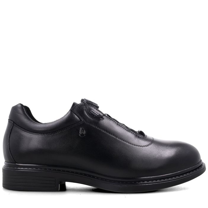 Bocorocco U Malpensa 08 Sandal Pantofel Pria Kulit Asli Hitam Tua