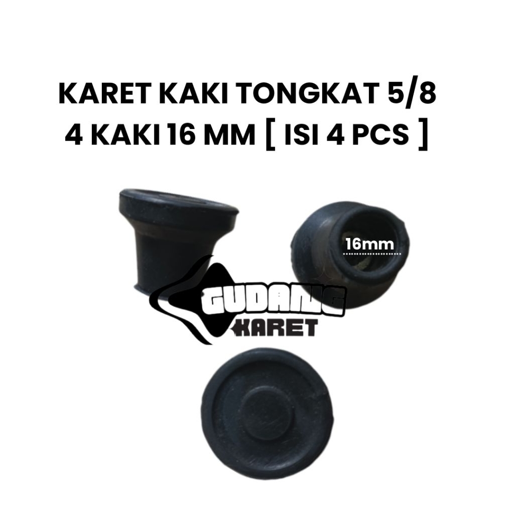 [ ISI 4 PCS ] KARET TONGKAT 4 KAKI/KARET KAKI TONGKAT
