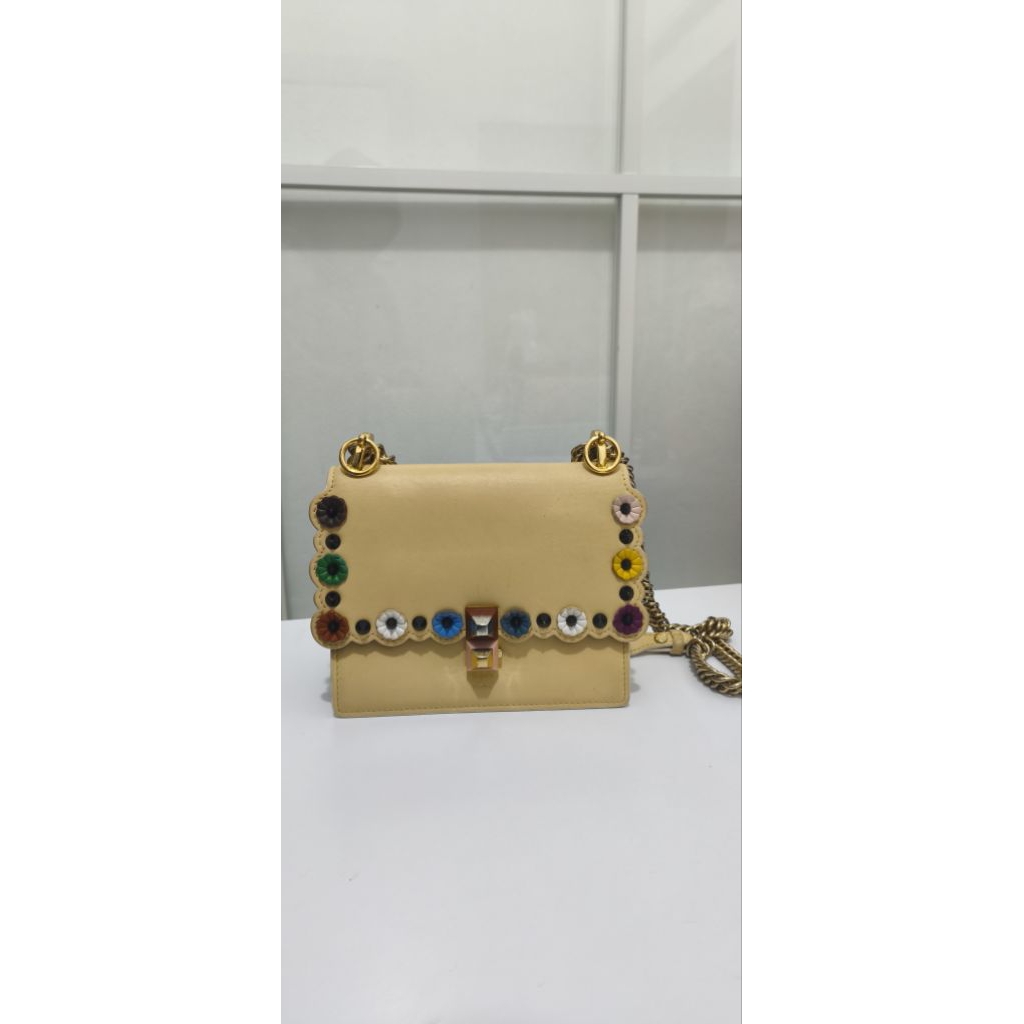 Tas Kulas Kuning Bunga-Bunga