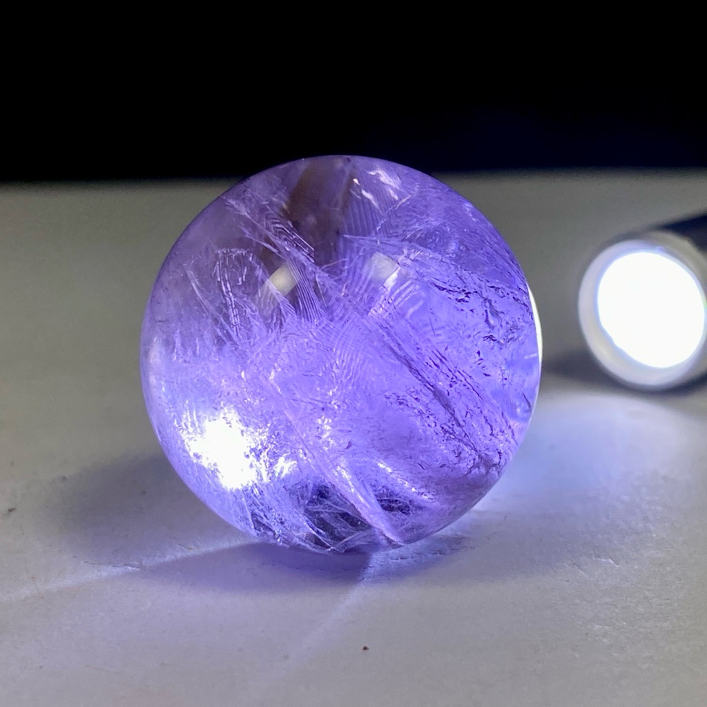Natural Amethyst - Sphere Amethyst Crystal - Batu Bola Amethyst Crystal Healing